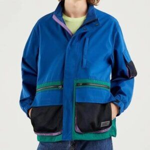 Levi Headlands Tactical Jacket Men's Blue Green Purple Jacket Men's